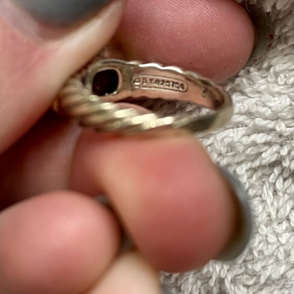 David Yurman Smoky Quartz Noblesse Ring - Picture 6 of 7